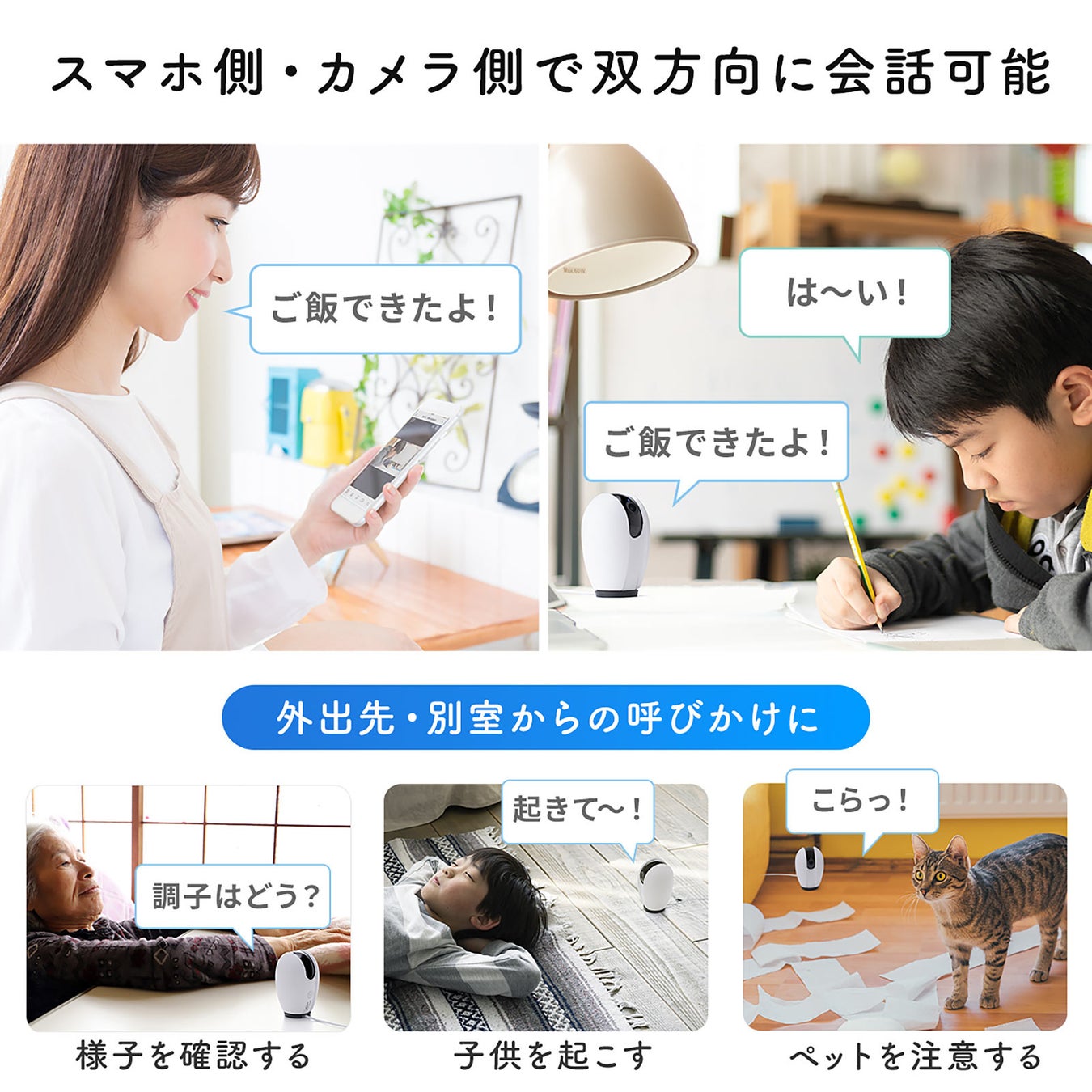スマホで家の様子を確認 自動追尾できるネットワークwi Fiカメラを4月12日発売 サンワサプライ株式会社のプレスリリース スマホで家の様子を確認 自動追尾できるネットワークwi Fiカメラを4月12日発売 サンワサプライ株式会社のプレスリリース
