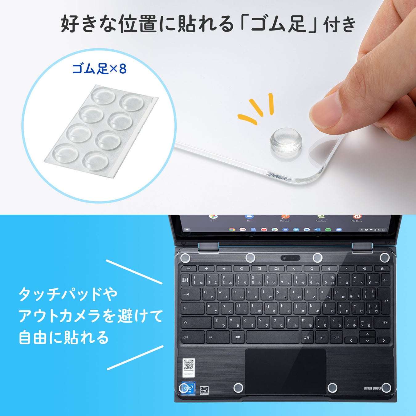 ノートパソコンのキーボード上に教科書やノートを置けるアクリル製のキーボード用カバーテーブルを発売 サンワサプライ株式会社のプレスリリース ノートパソコンのキーボード上に教科書やノートを置けるアクリル製のキーボード用カバーテーブルを発売 サンワサプライ株式会社のプレスリリース