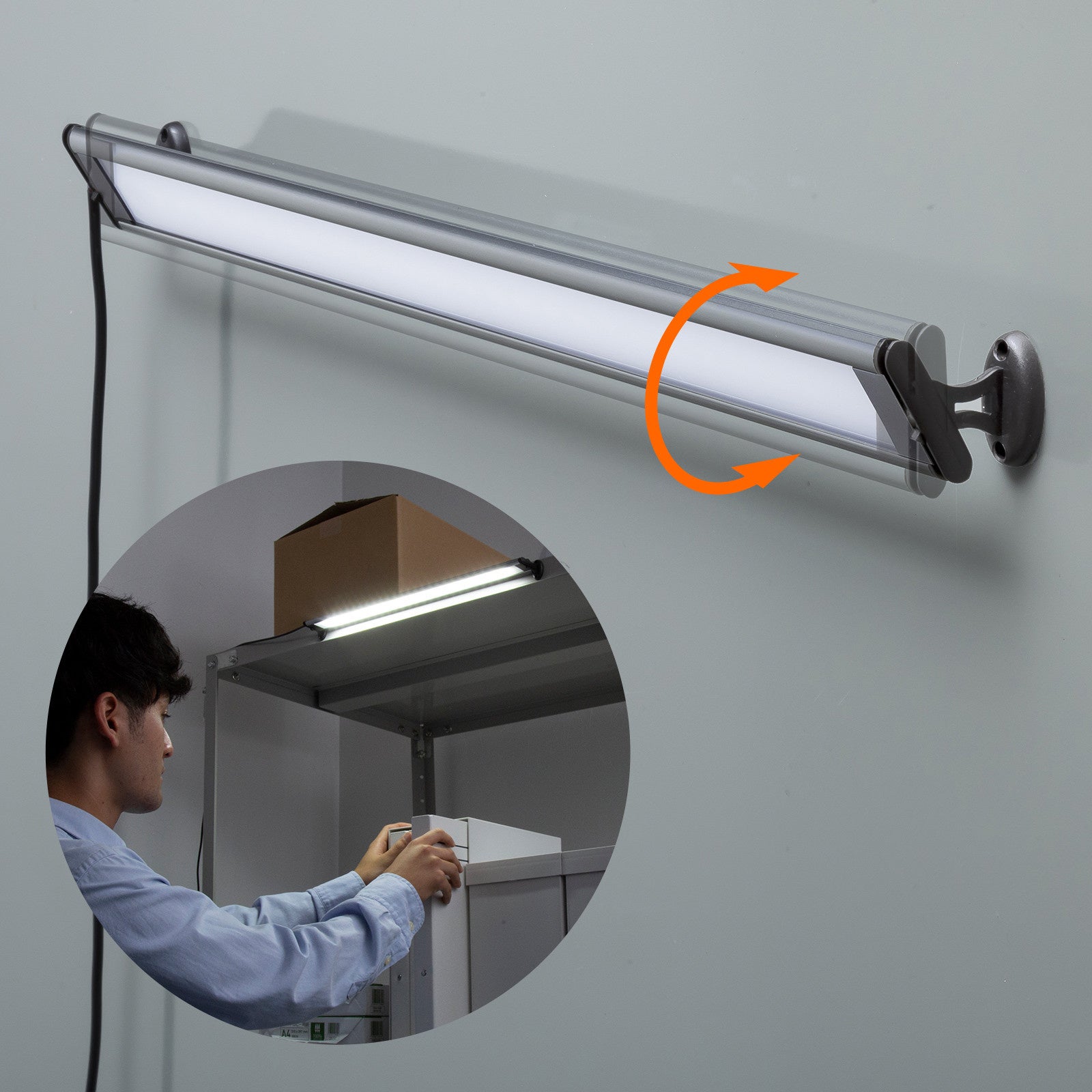 照らす場所に合わせて角度調整できるLEDバーライトを発売