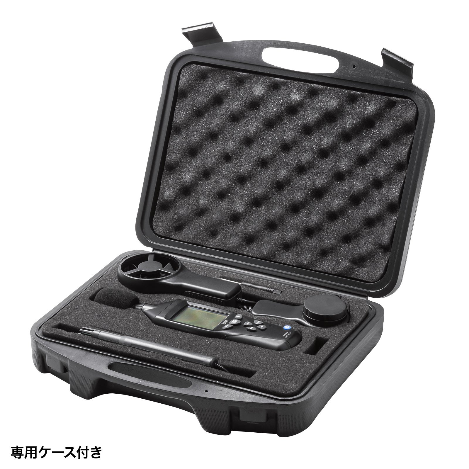 多機能測定機器(1台5役 騒音 風速 照度 温度 湿度) SANWA SUPPLY (サンワサプライ) CHE-MULTI-1 多機能環境測定器(風速、照度、温度、湿度、騒音)