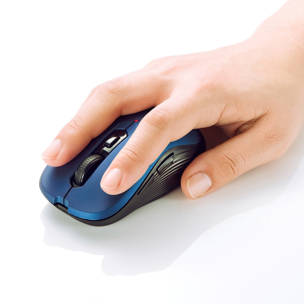 〔5個セット〕 サンワサプライ 静音ワイヤレスブルーLEDコンボマウス(ブラック) MA-WBTBL193BKX5 5個セット サンワサプライ 静音ワイヤレスブルーLEDコンボマウス