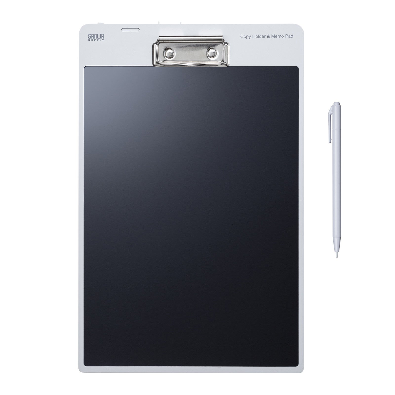 まとめ得 サンワサプライ クリップ付き電子メモパッド ホワイト DH-320W x [3個] /l まとめ得 サンワサプライ クリップ付き電子メモパッド ホワイト DH