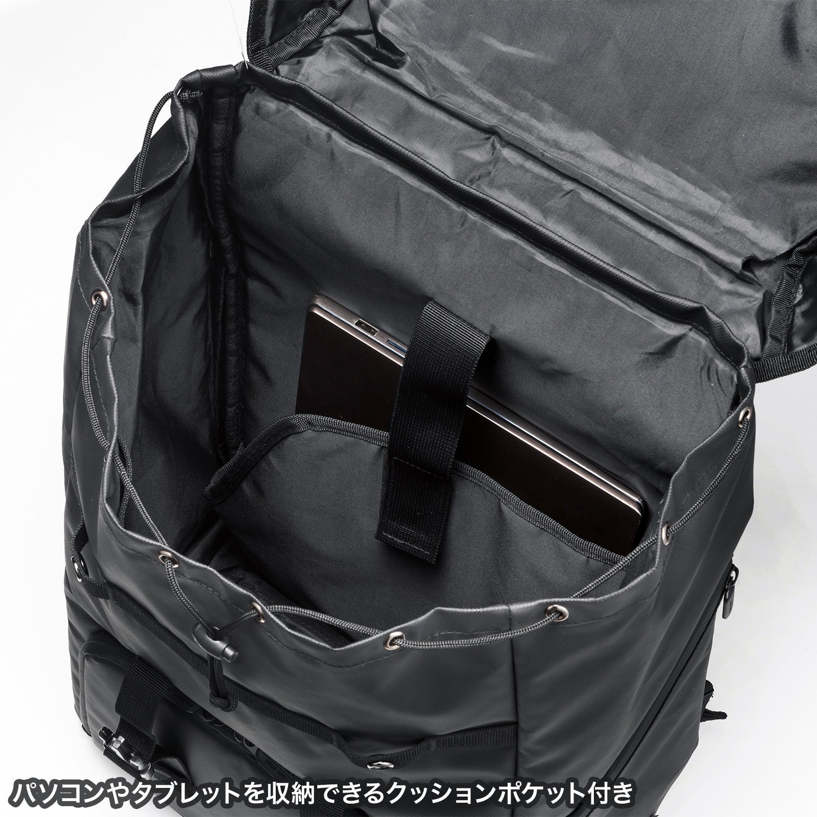 反射材付きバックパック　リュック夜間作業　大容量 反射テープ装着型リュック 30L 2-301 FARVIS 夜間作業 事故