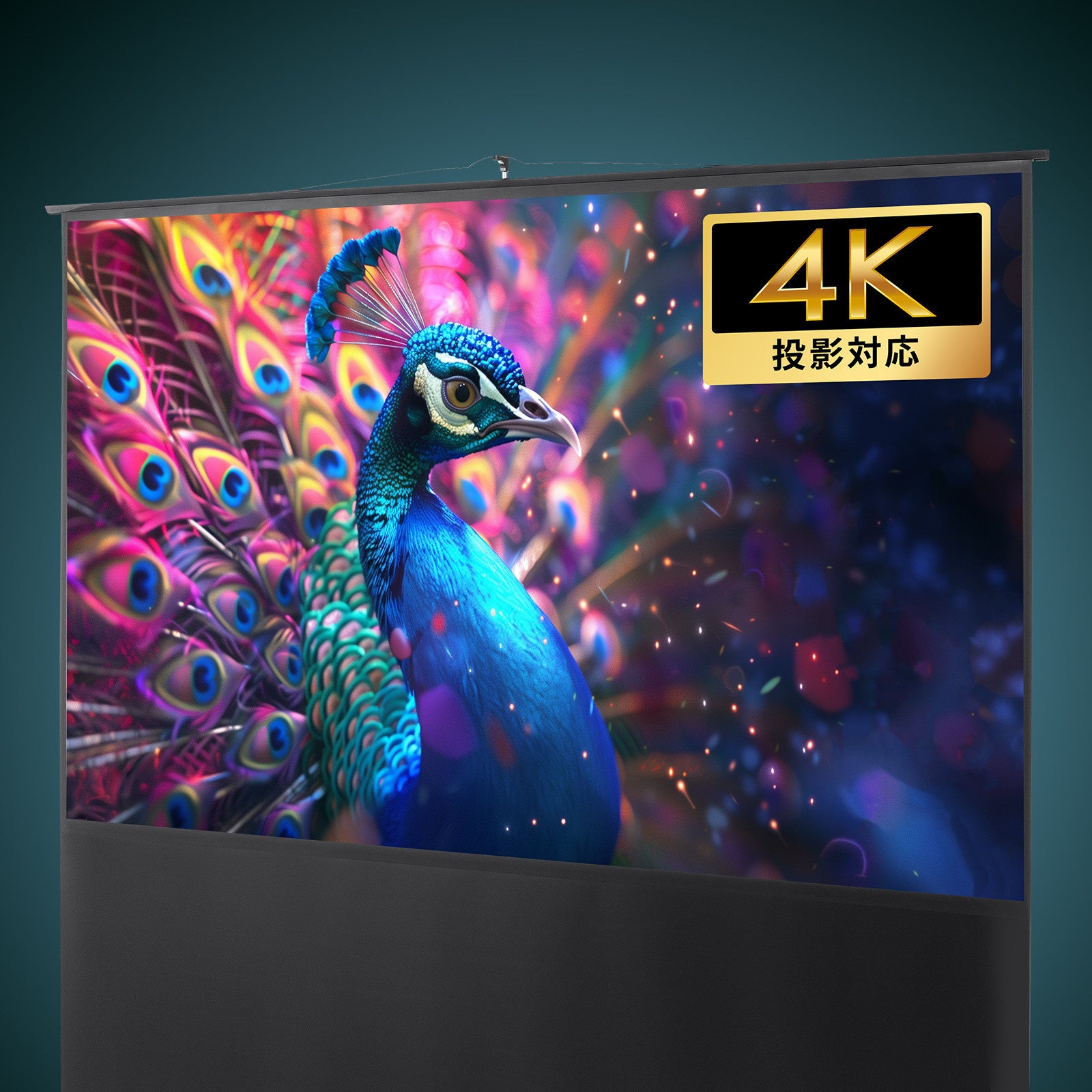 美品　サンワサプライ　プロジェクタースクリーン　床置き式　100インチ サンワダイレクト本店 サンワサプライ【オフィス・PC周辺通販】