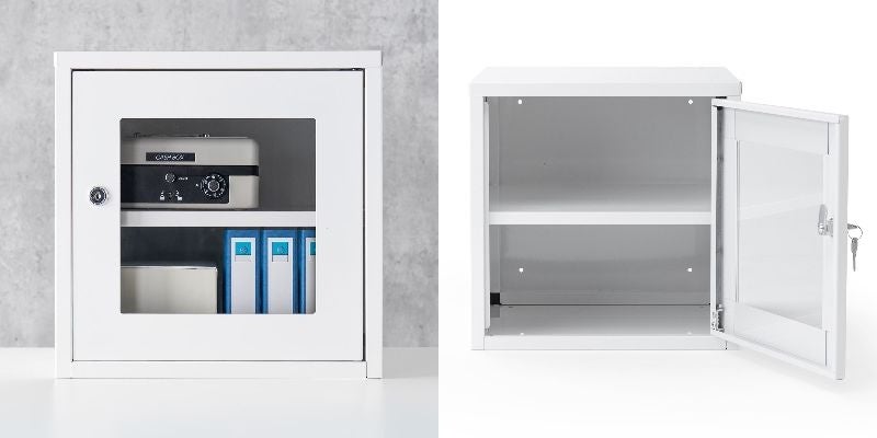 スマートに「見える保管」。機能とデザインを両立したスチール製