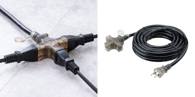 倉庫やイベント現場で活躍！耐久性、耐寒性に優れた柔軟＆頑丈な3口