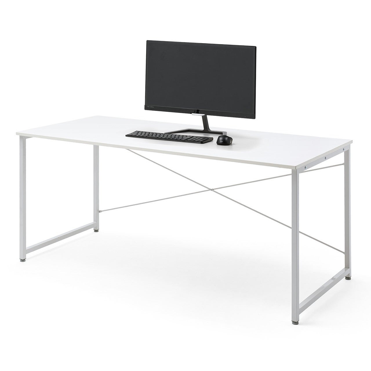 自宅もオフィスも快適に！デスク上を広々使える160×70cm天板のシンプル