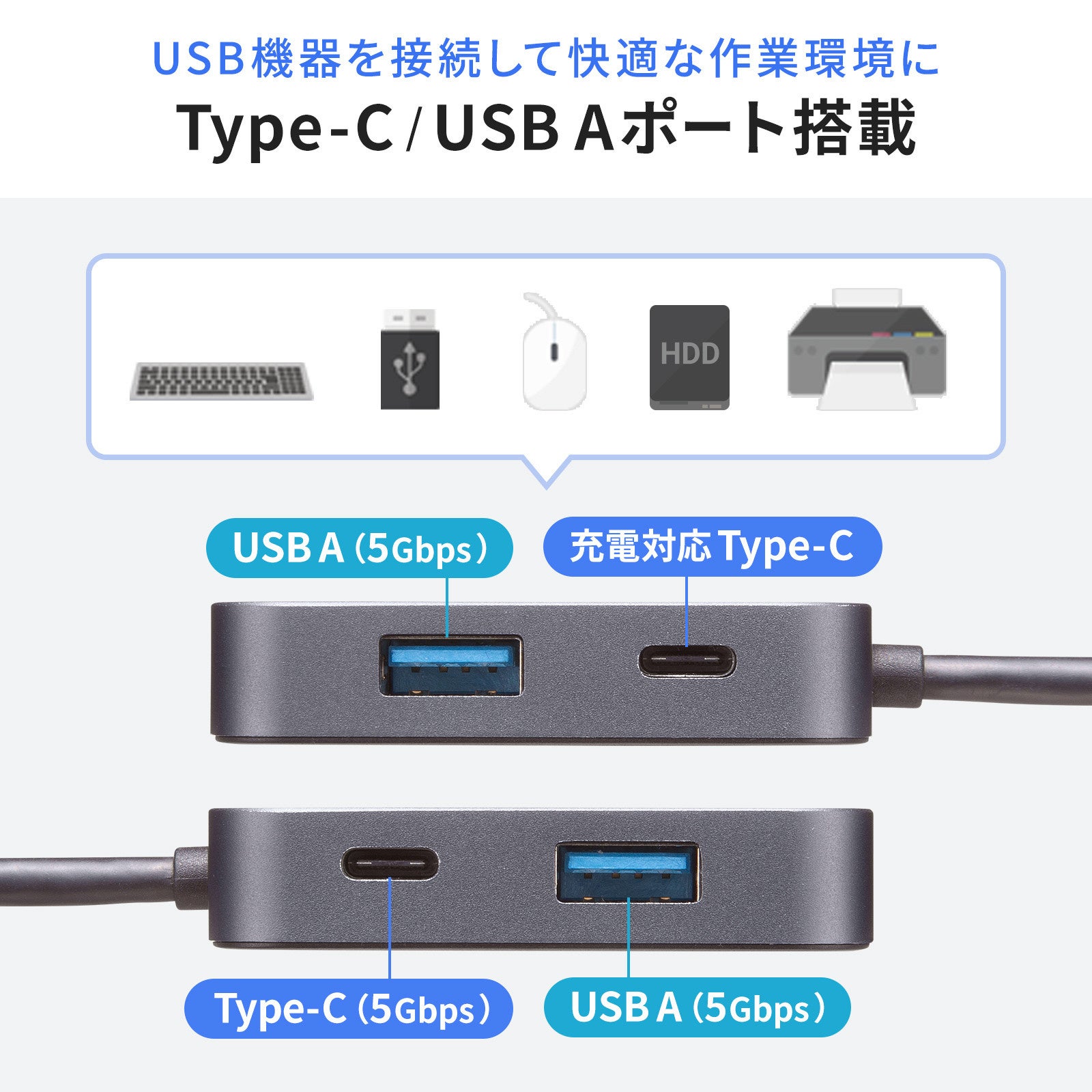 サンワサプライ、4K/60Hzの2画面出力や最大85W給電に対応する薄型Type-Cハブ「USB-5TCHHP32BK」を発売|取扱サイト