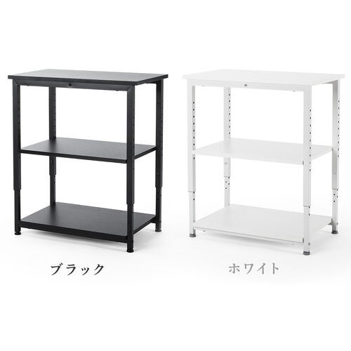 サンワダイレクト、デスクと高さが揃う7段階調整可能なオープンラックを発売|主な仕様と価格(12枚目)
