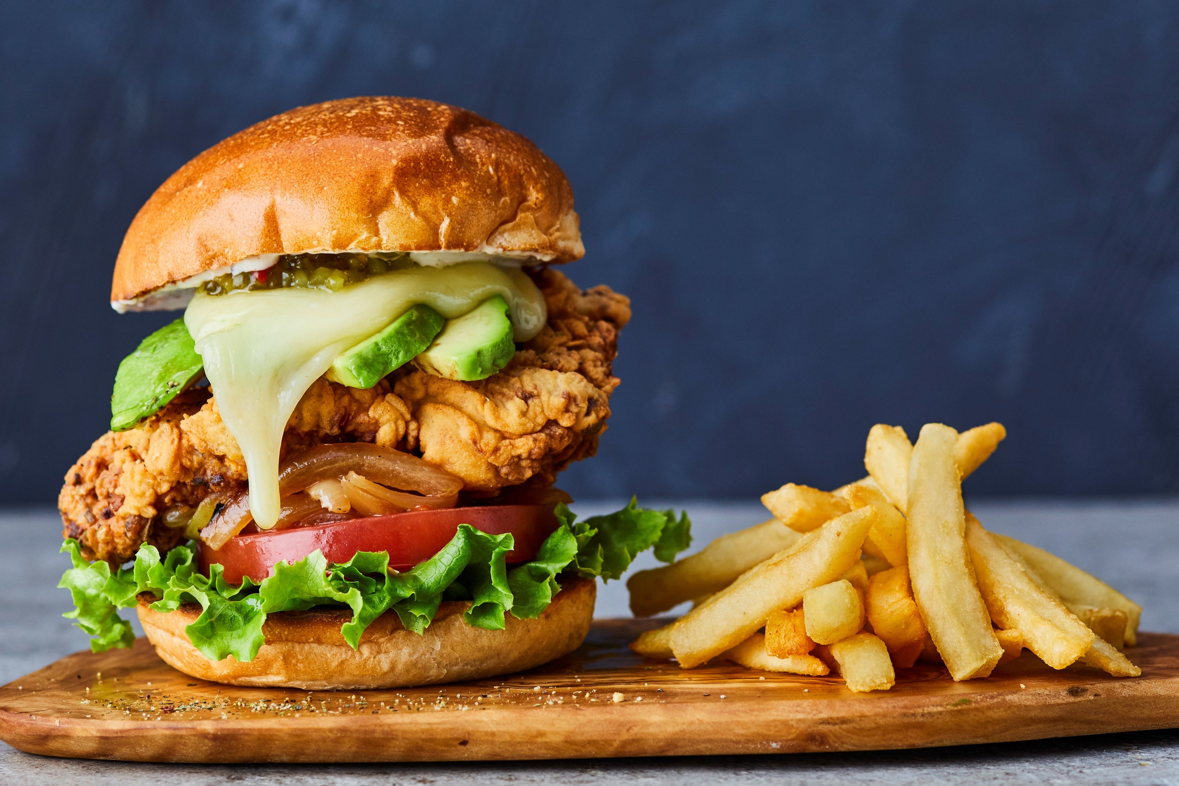 ▲J.S.チキンバーガー