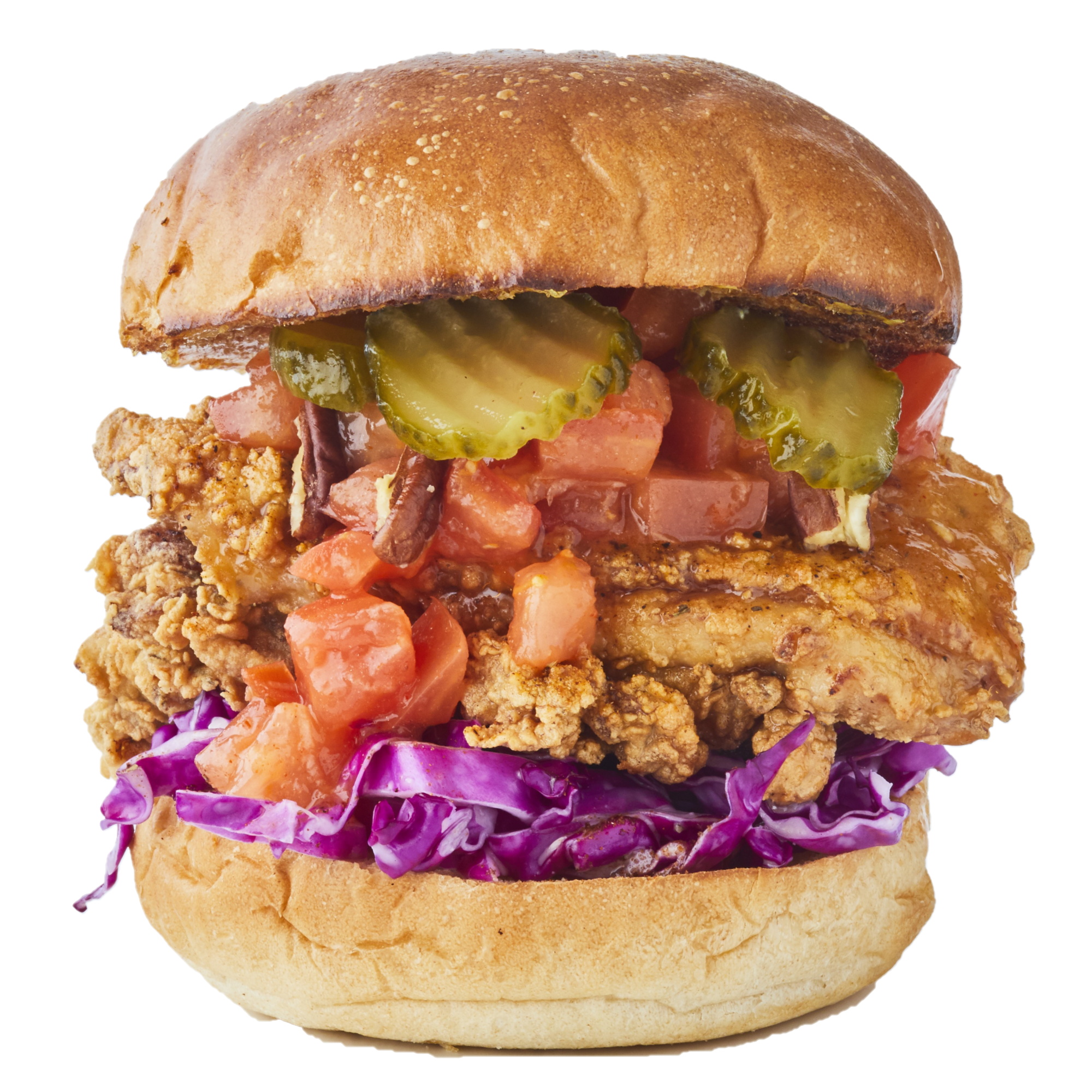 ▲ナッシュビルホットチキンバーガー