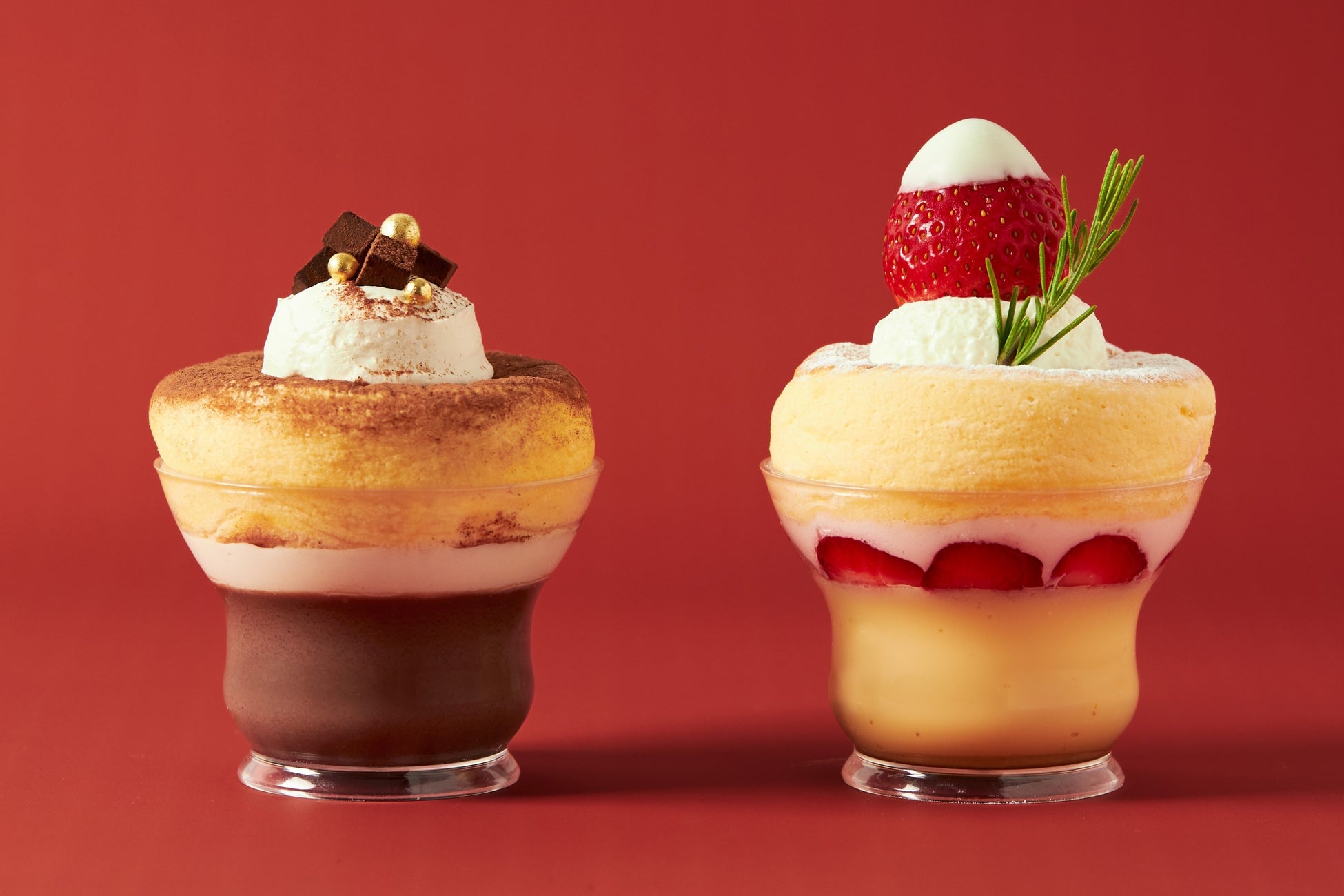 パンケーキ+プリンが溶け合う新食感スイーツ「奇跡のスフレパンケーキプリン WINTER」