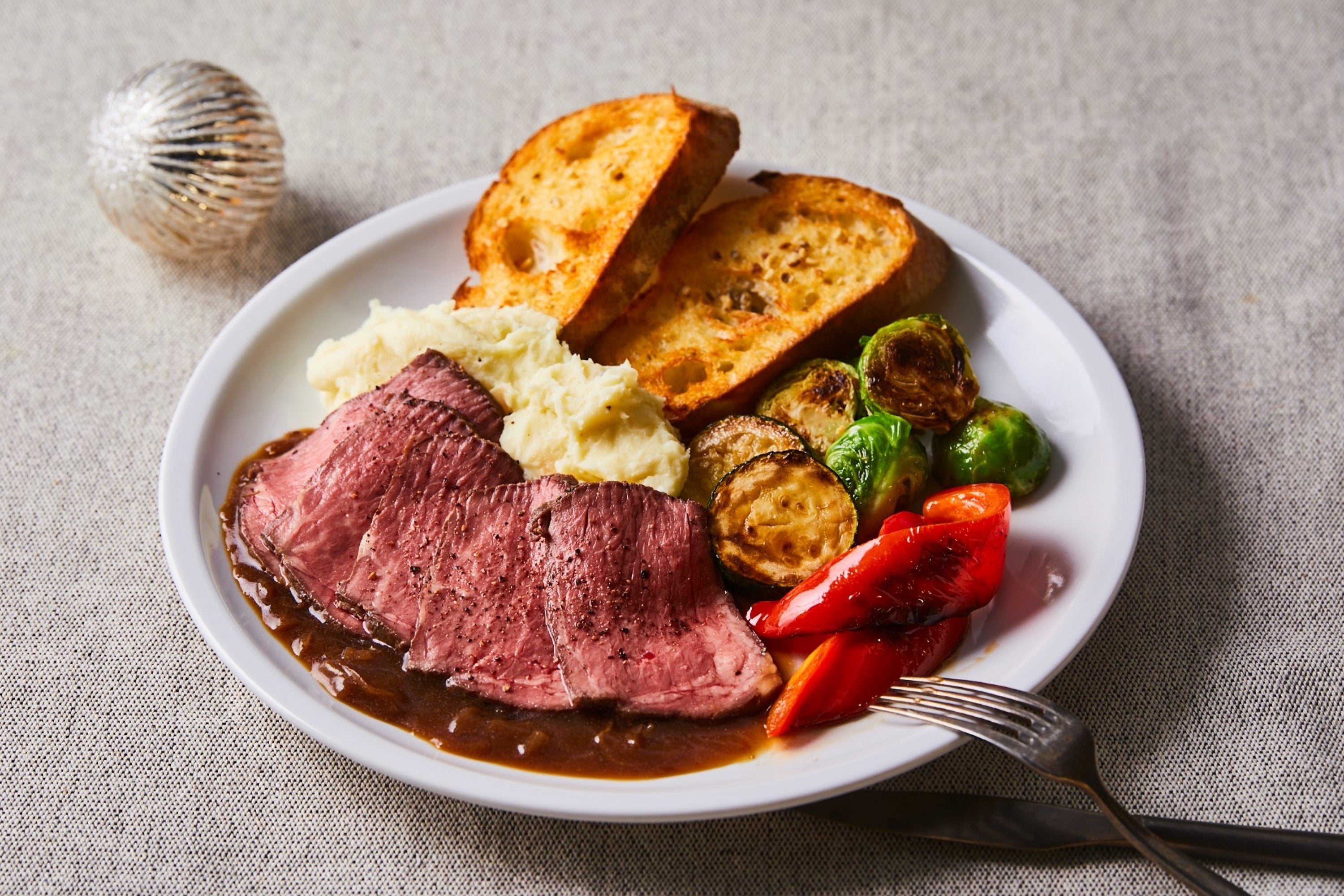 ▲クリスマスローストビーフプレート