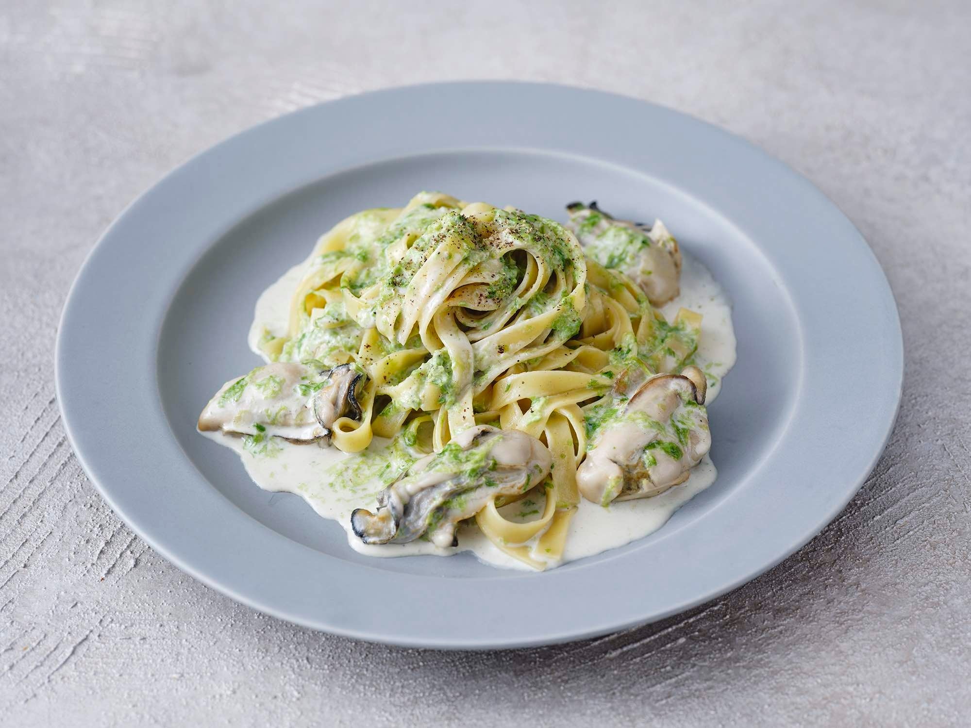 牡蛎と生海苔のクリームパスタ ¥1,848