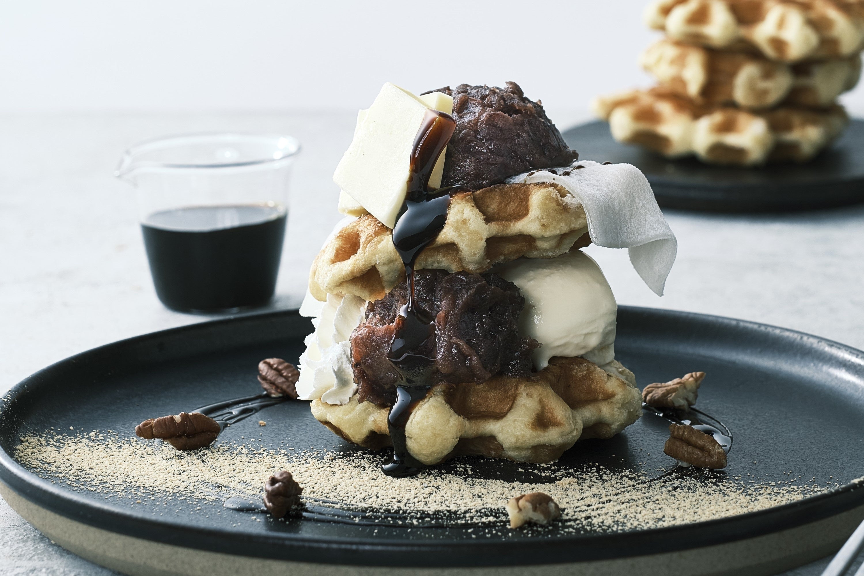 あんバターワッフル