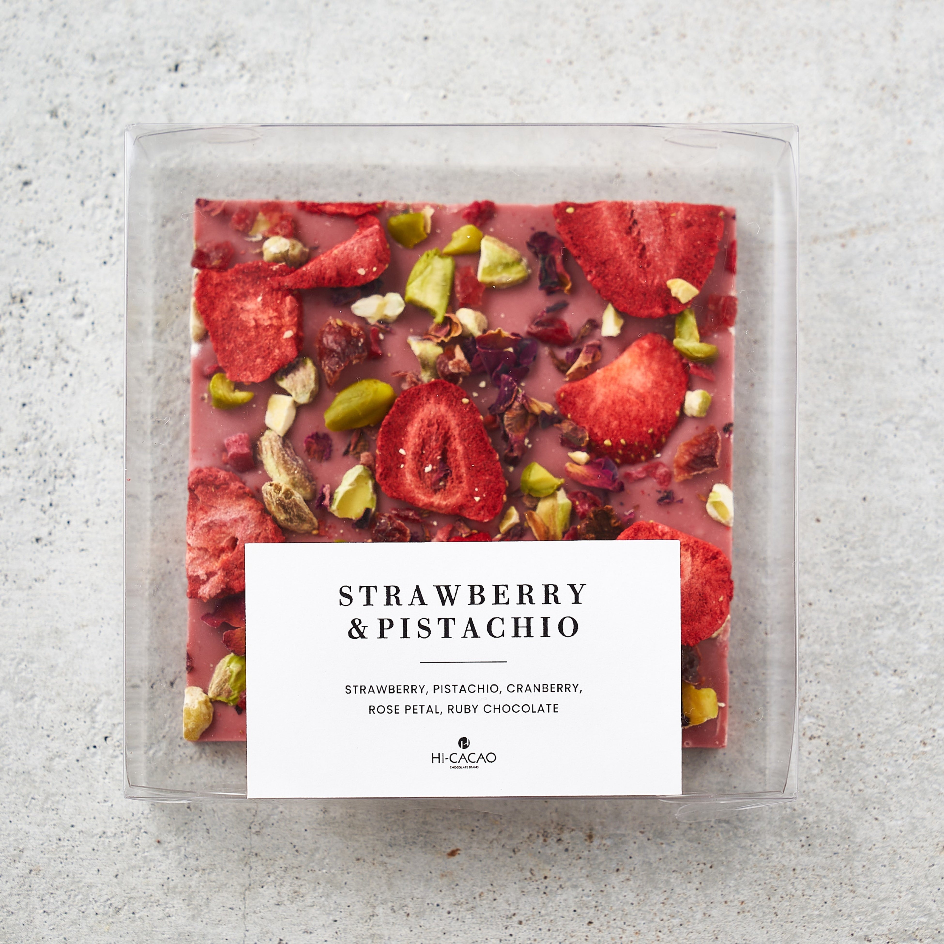 バークチョコレート - ストロベリー＆ピスタチオ 