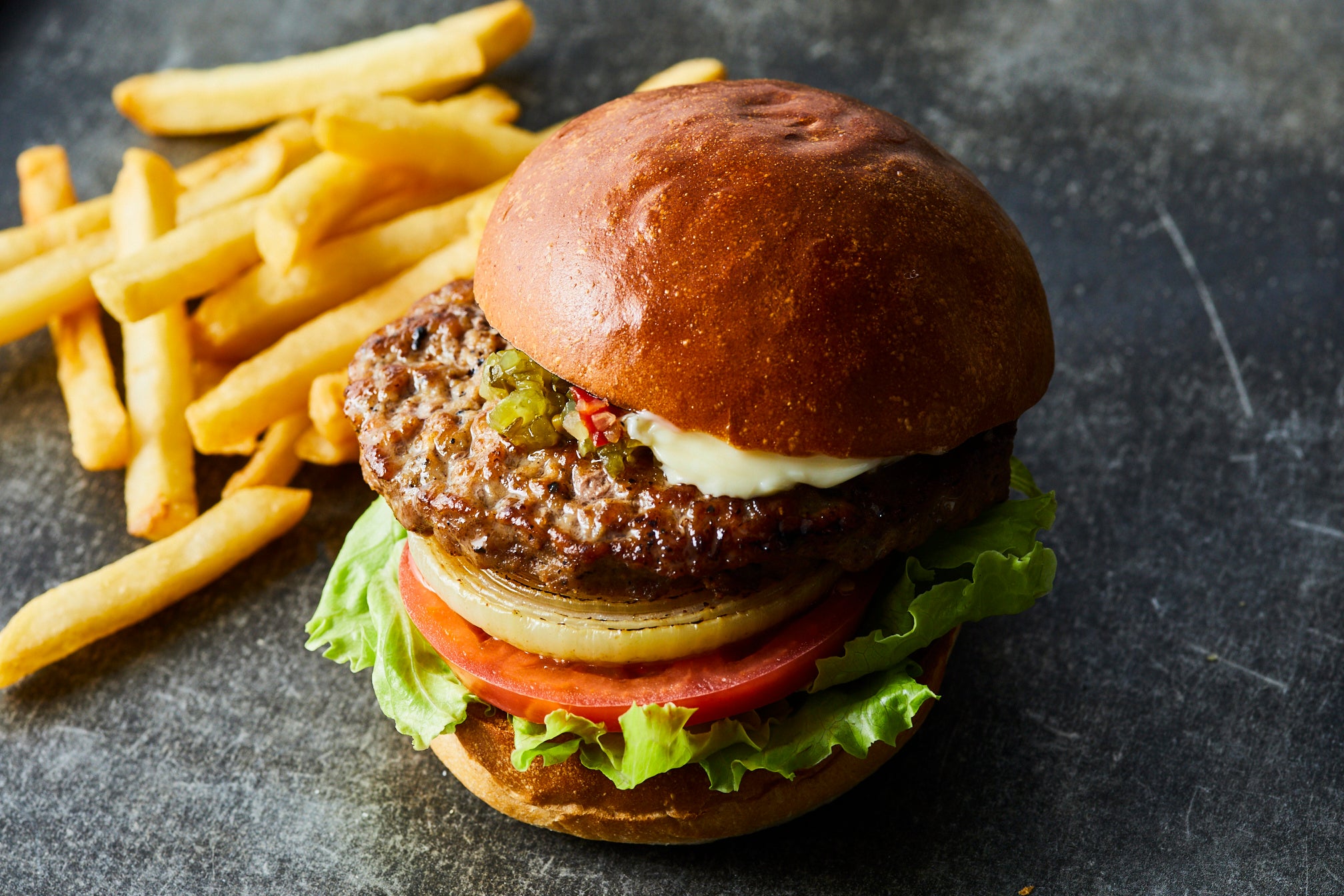 アボカドチーズバーガー