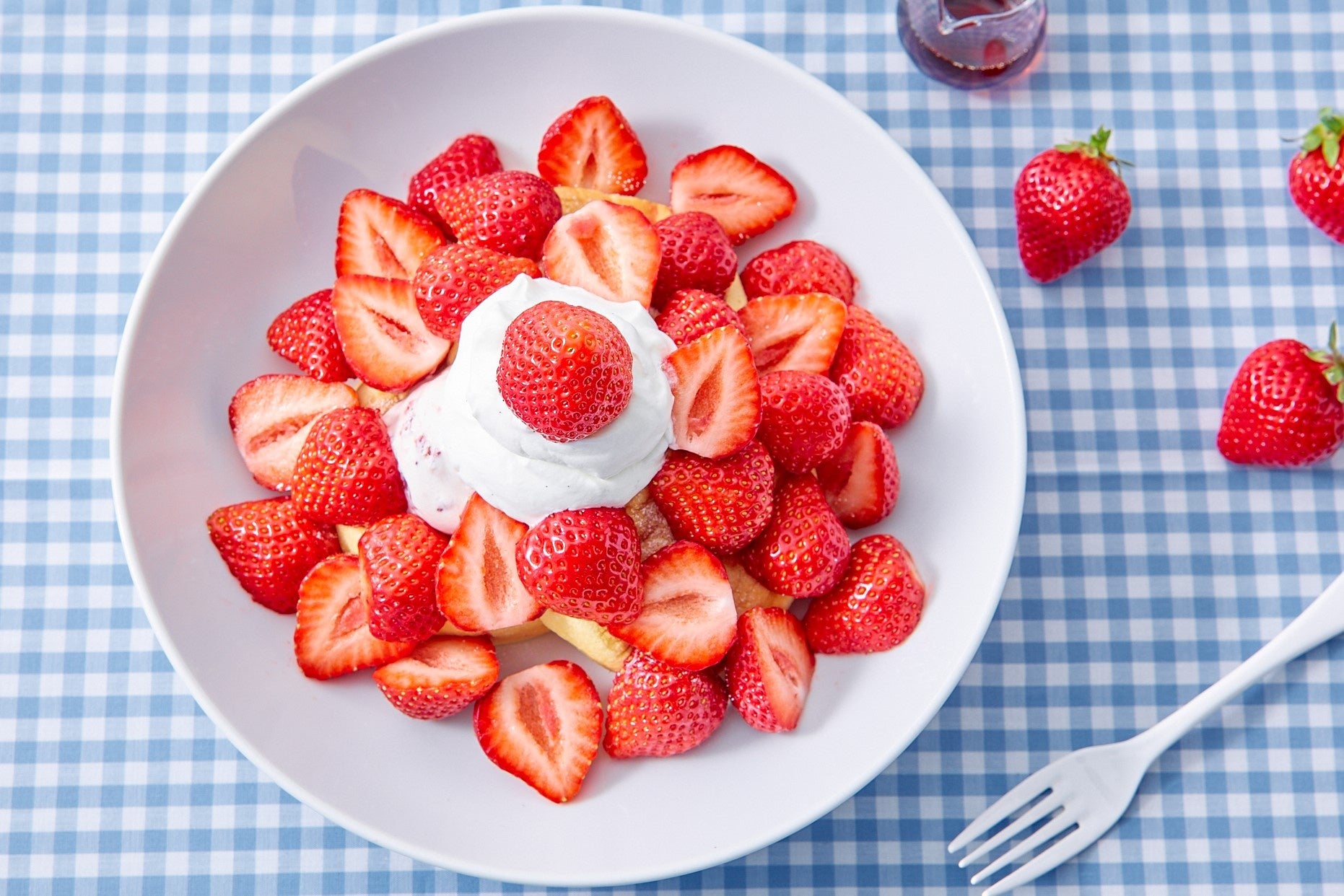 奇跡のパンケーキ あまおうがいっぱい