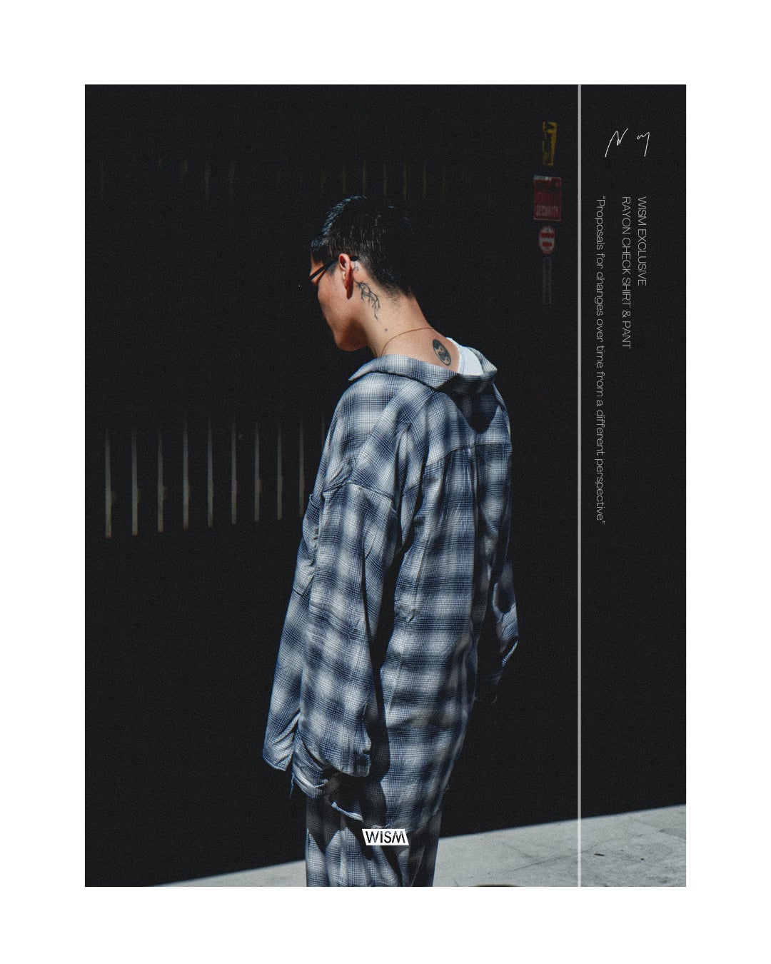 ANCELLM × WISM 別注 チェックシャツ&パンツ セットアップ発売|株式