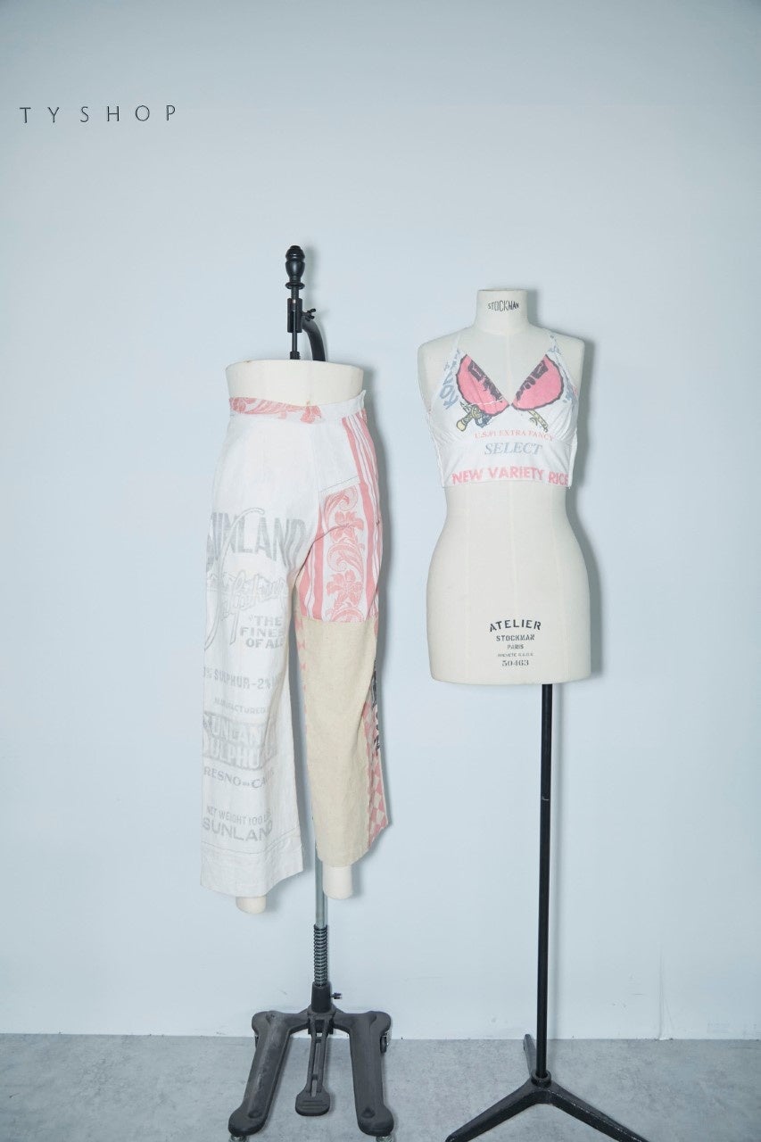 (左)Pants ￥97,900(tax in) (右)Bustier ￥61,950(tax in)※渋谷店限定