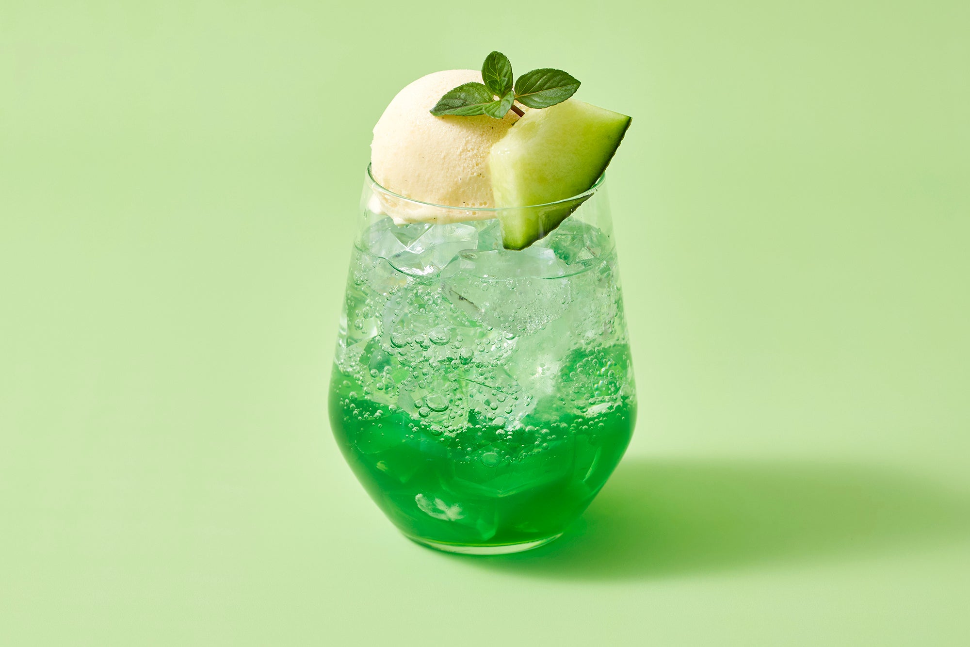 クリームソーダ　メロン