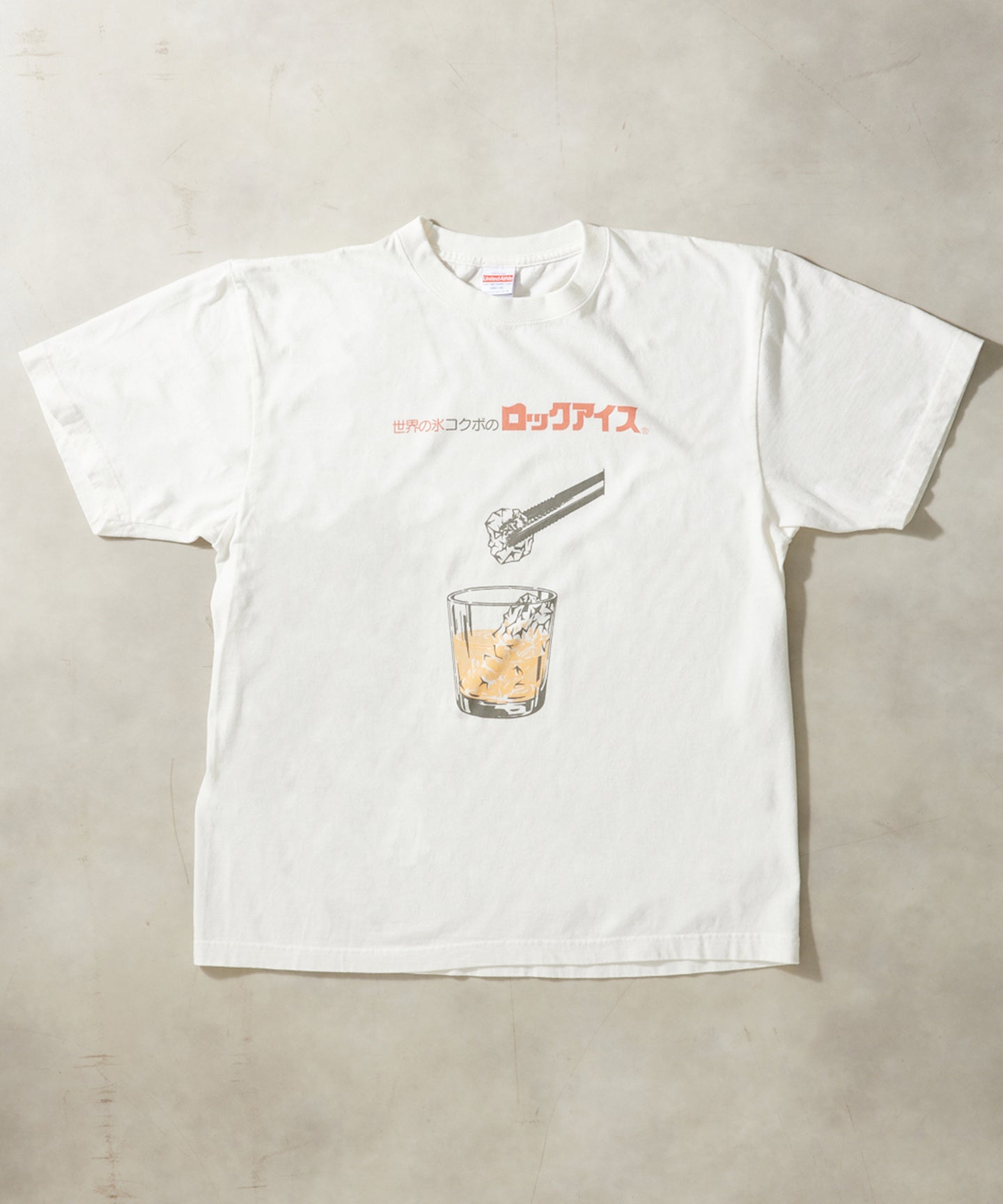 懸賞当選品　ロックアイス×relume別注50周年プリントTシャツ　非売品　黒 ロックアイス®×JOURNAL STANDARD relumeロックアイス®誕生50周年