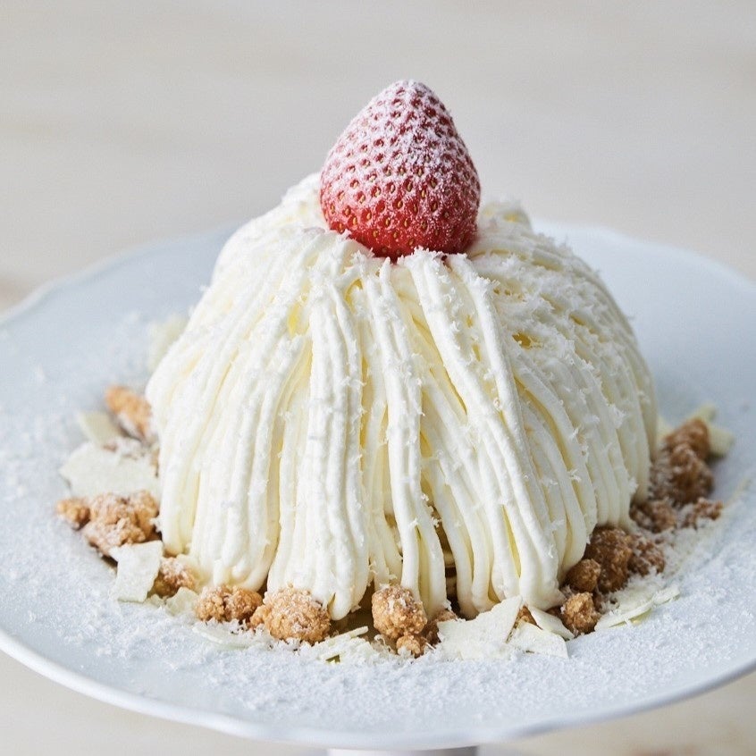 ミニホワイトモンブランパンケーキ