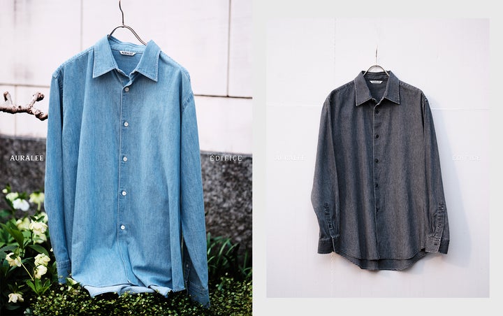 AURALEE for ÉDIFICE のスペシャルなデニムシャツがローンチ。 | 株式 AURALEE for ÉDIFICE のスペシャルなデニムシャツがローンチ。 | 株式