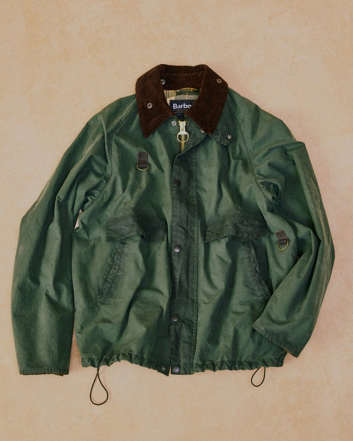 Barbour ×JOURNAL STANDARDより洗い加工を施した別注「SPEY JACKET」が