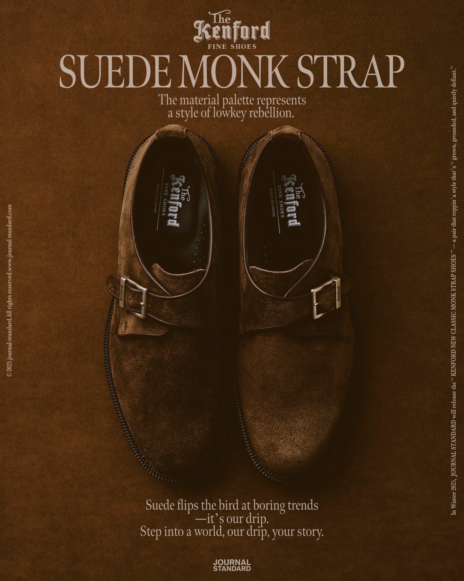 The Kenford Fineshoes × JOURNAL STANDARD別注“SUEDE MONK STRAP