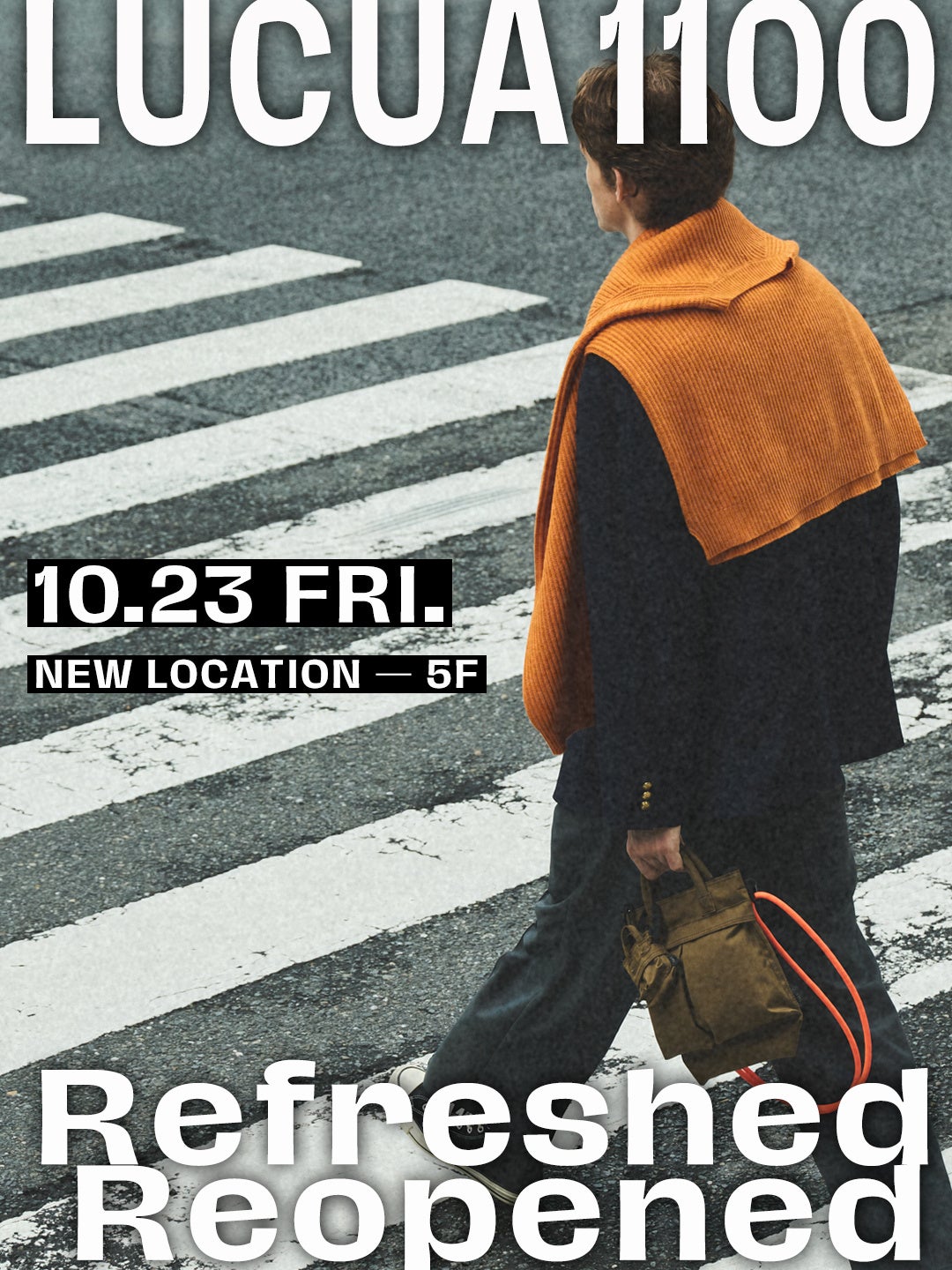 【JOURNAL STANDARD relume】ルクアイーレ店が10月23日より7Fから5Fに移転リニューアルオープン！