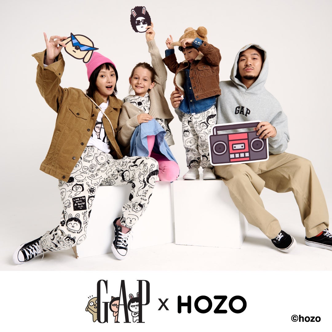 Gapと人気作家 Hozo とのコラボコレクションが12月日に発売 ギャップジャパン株式会社のプレスリリース Gapと人気作家 Hozo とのコラボコレクションが12月日に発売 ギャップジャパン株式会社のプレスリリース