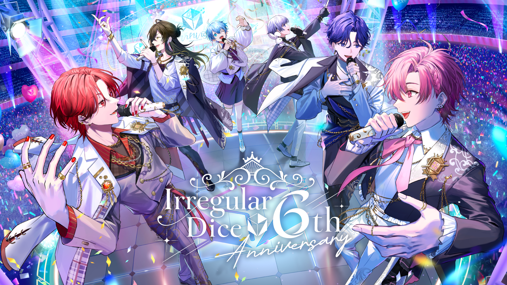 2.5次元アイドルグループ「いれいす」、結成6周年記念オリジナル楽曲「1→6」MV公開！記念グッズ販売＆全国上映会開催決定