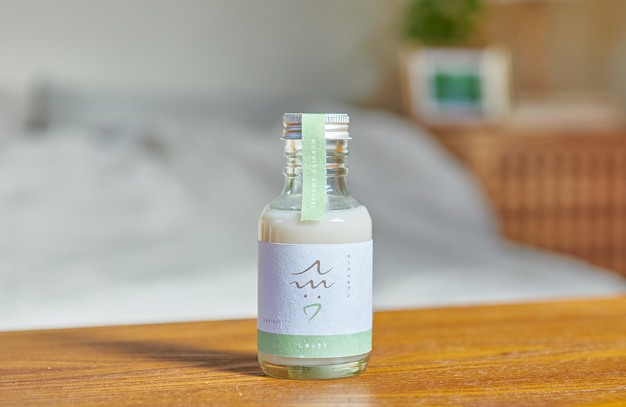 朝専用あまざけ「AM」オンラインストアがオープン。Makuakeで目標金額