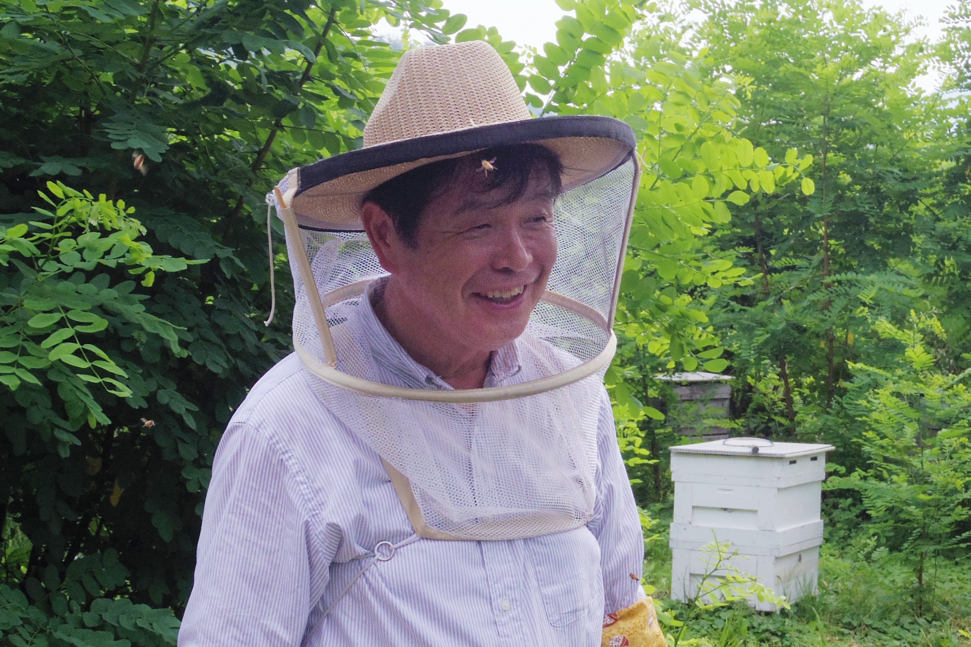 養蜂家 生方邦男氏