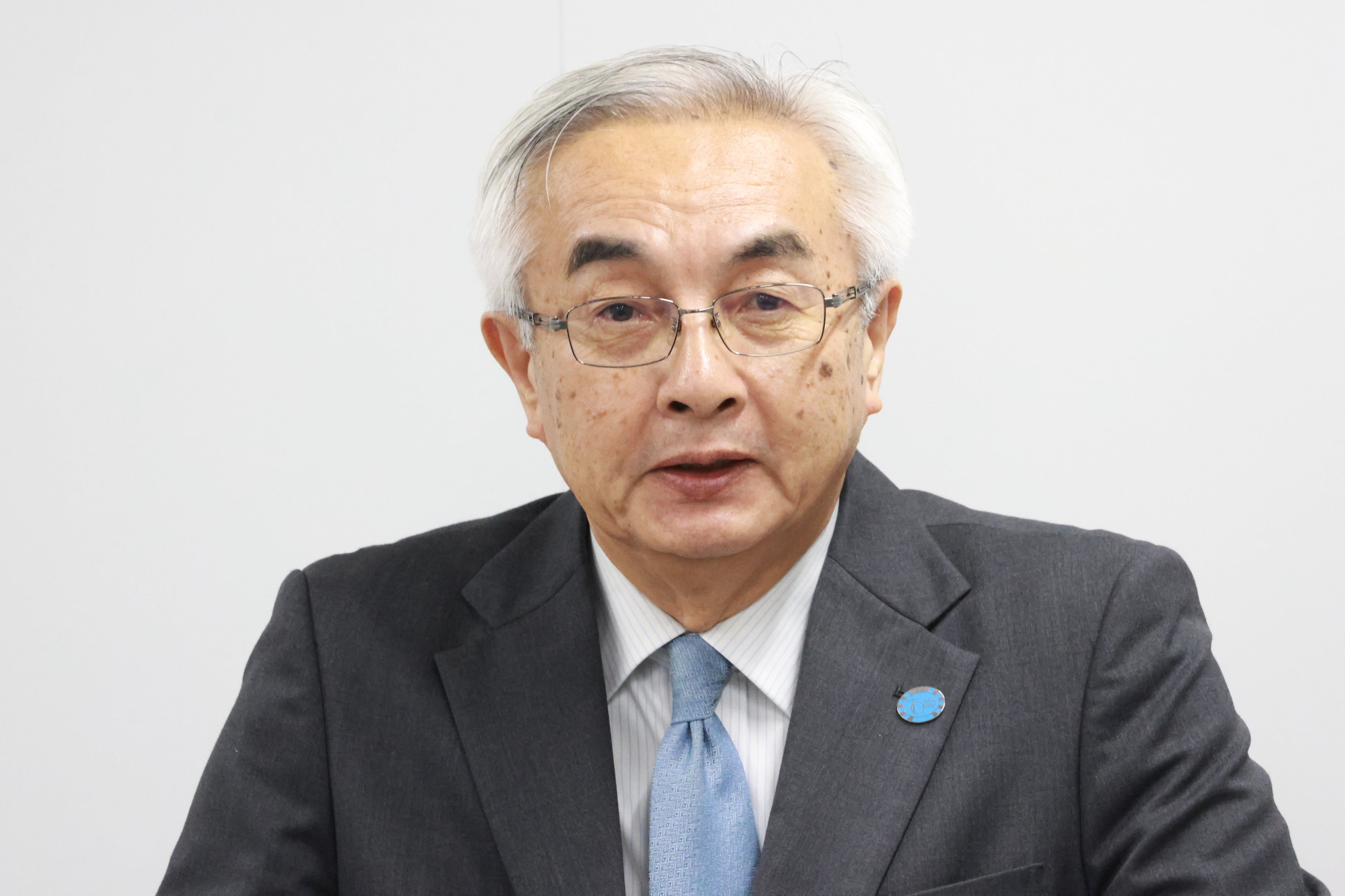 受講者にエールを送るテクノコム・大江修社長