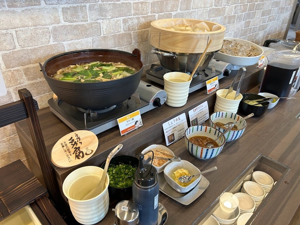 バイキング朝食メニュー例