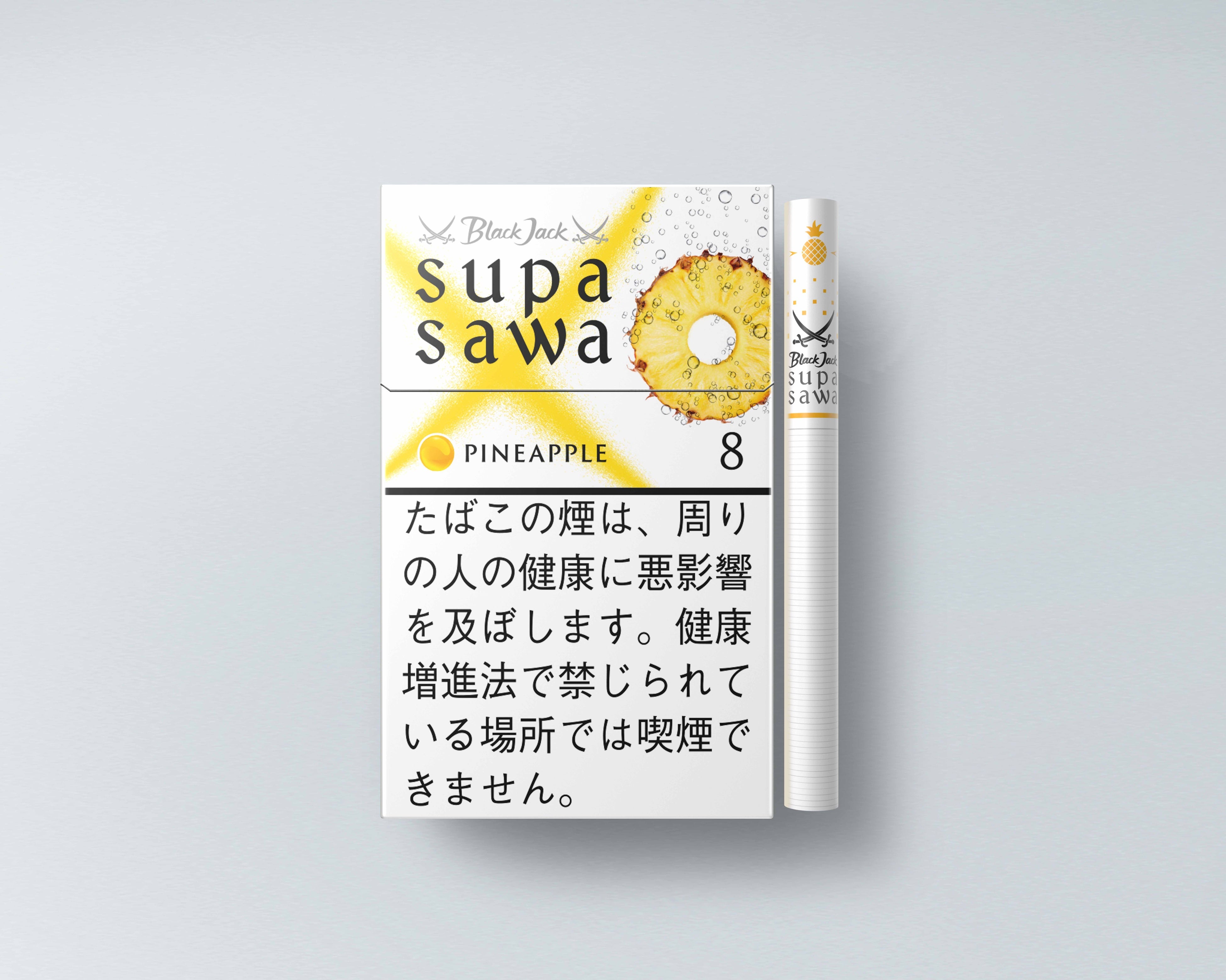 【未開封】スーパサワー SUPASAWA 700ml 6本セット サワーフレーバーカプセル搭載の新感覚たばこ「ブラックジャック