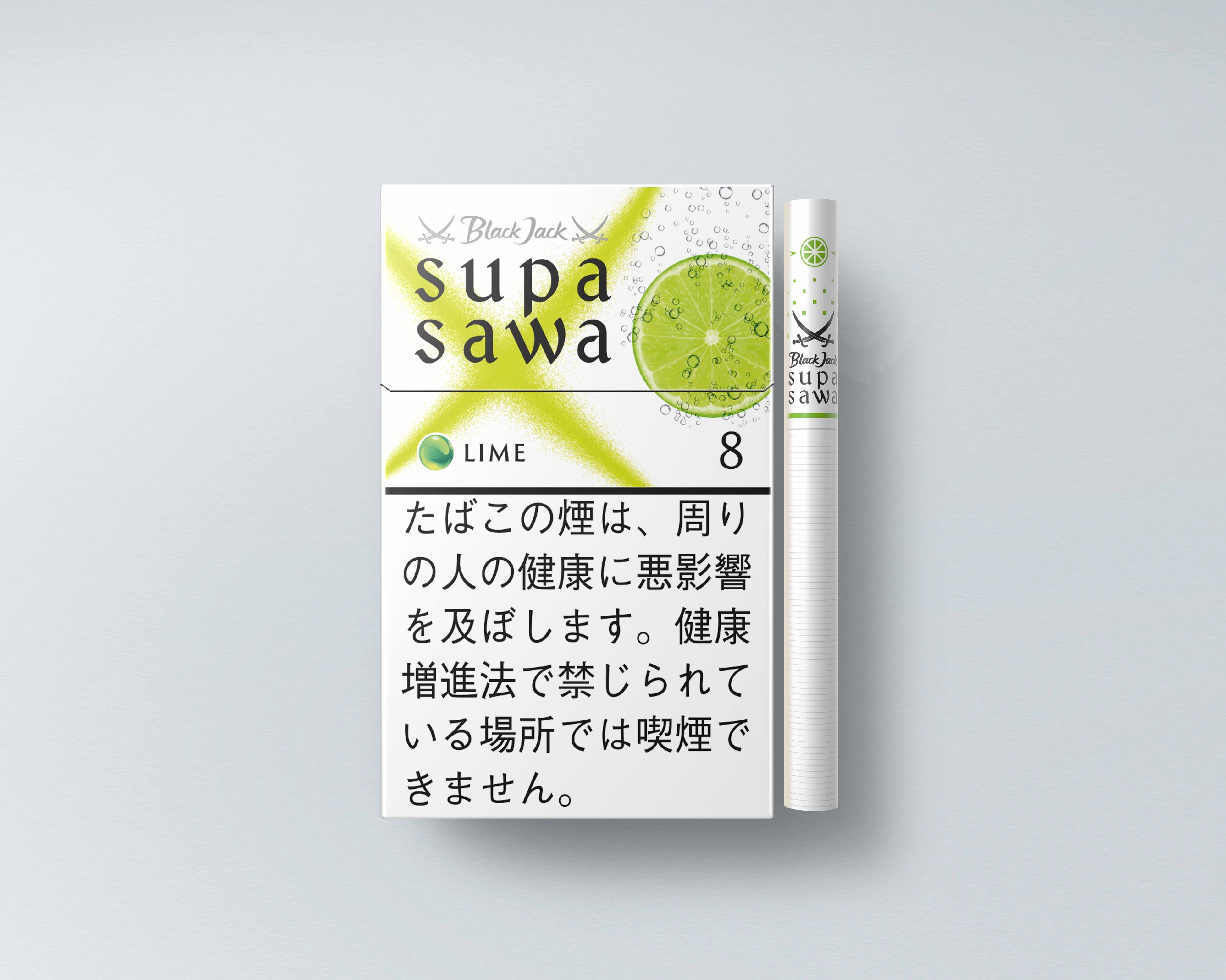 【未開封】スーパサワー SUPASAWA 700ml 6本セット サワーフレーバーカプセル搭載の新感覚たばこ「ブラックジャック