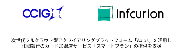 CCIグループ、インフキュリオンとともに北國銀行のカード加盟店サービス「スマートプラン」の提供を支援