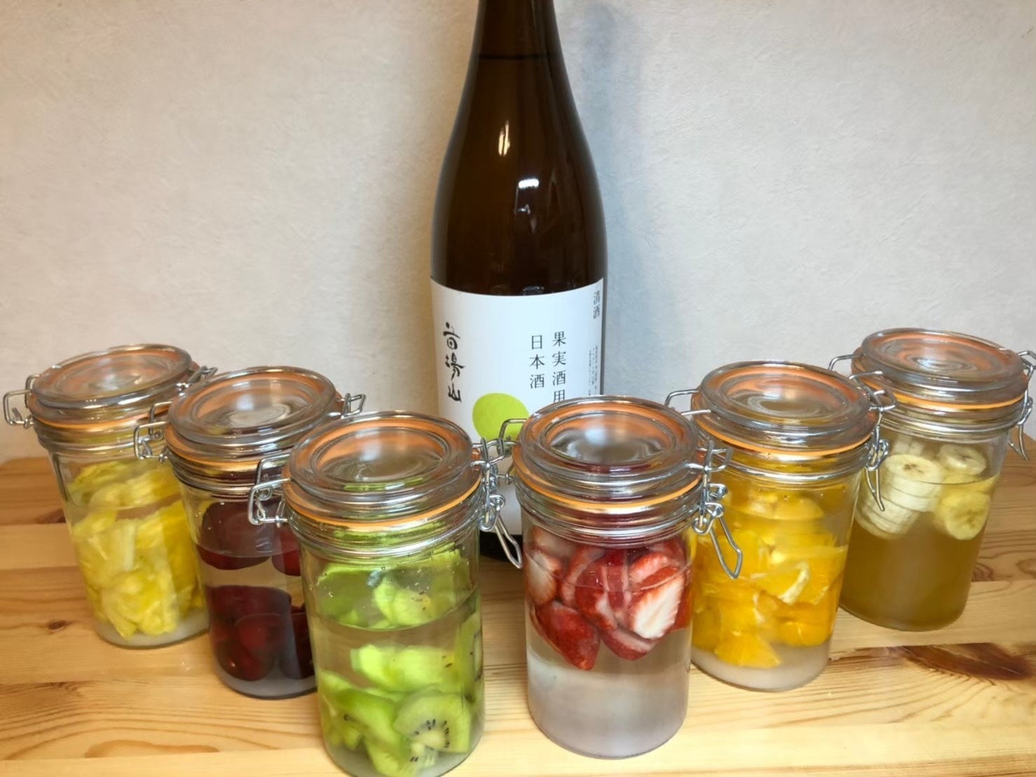 苗場山果実酒用日本酒で作る！ 「好きな季節のフルーツで作る濃厚果実酒！」