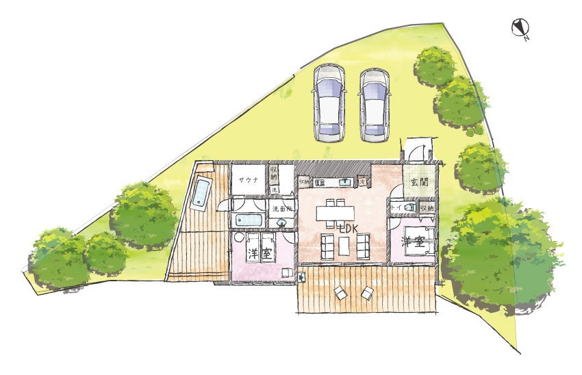 熱海 SAKURAテラス間取り図