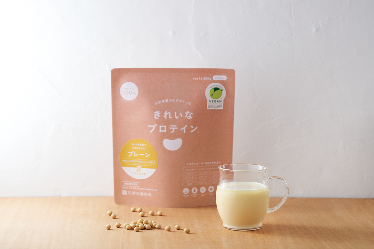 プロテインで鉄分や葉酸 冷え対策も お豆腐屋さんがつくった女性のための国産ソイプロテイン ヴィーガン対応で3タイプ同時発売 株式会社豆腐の盛田屋のプレスリリース