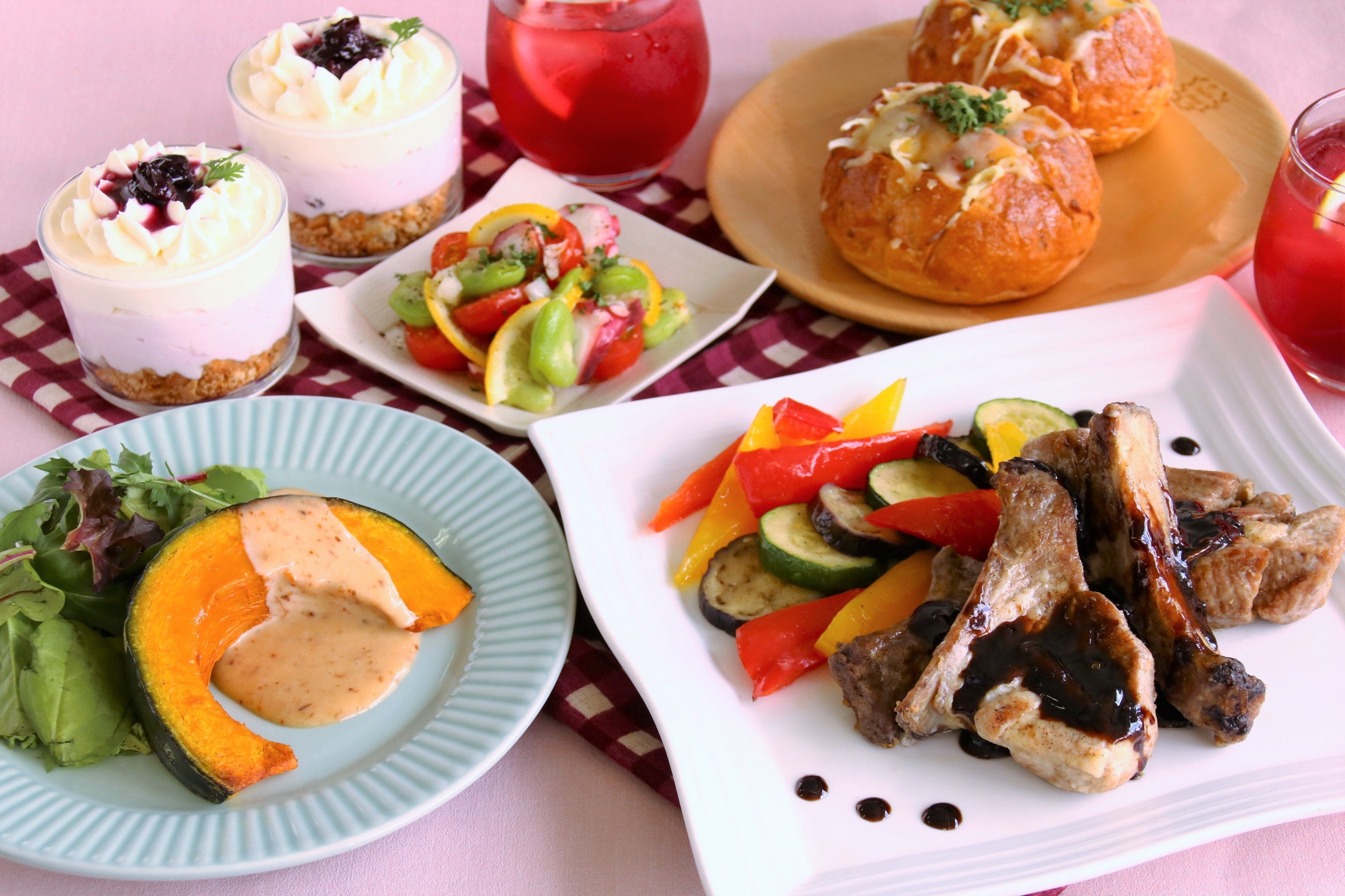 6月レッスン：フルーツソースと野菜のマリアージュメニュー！ベジフルコース5品