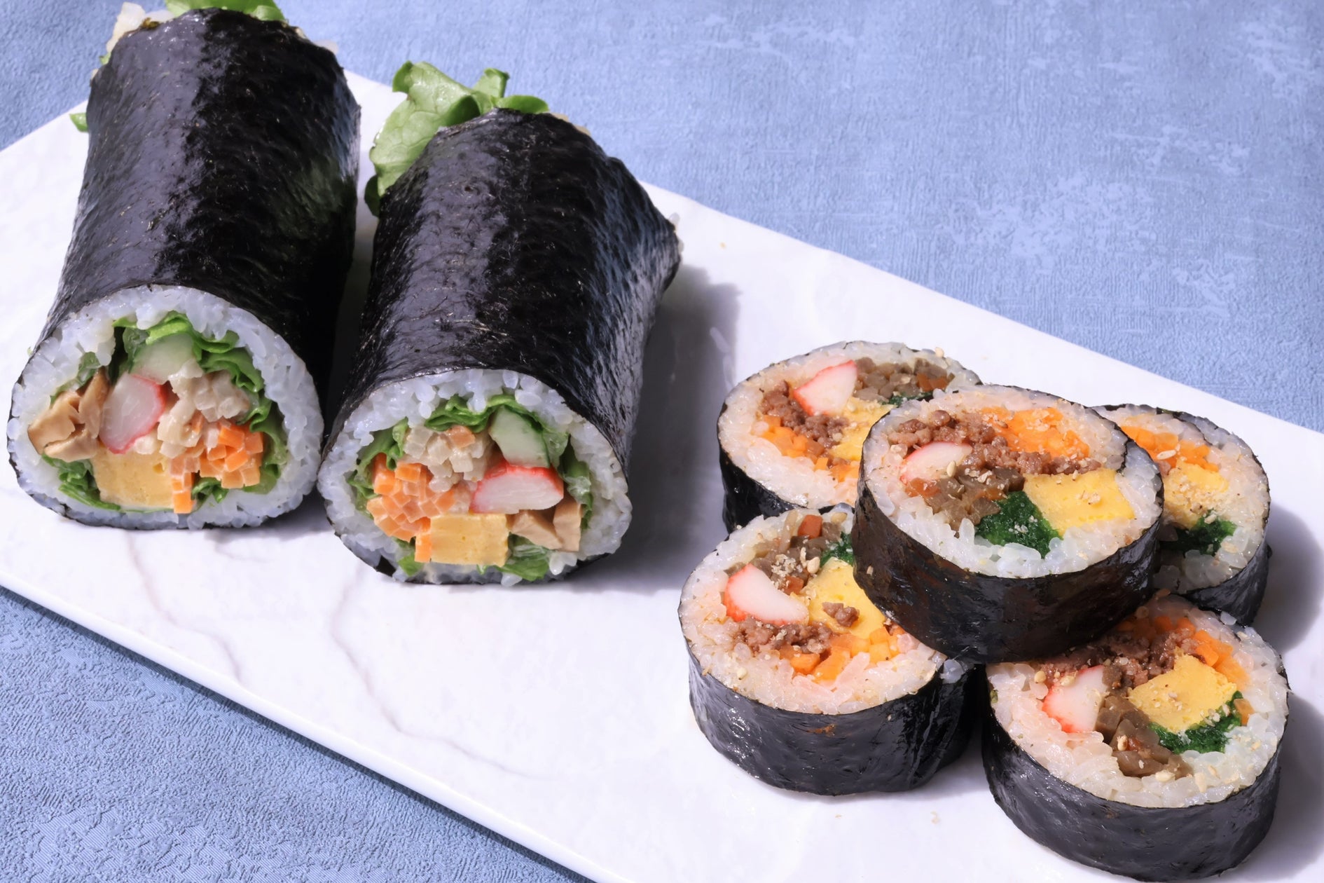 【料理教室|12月開催】60分で海苔巻き2種をつくる体験レッスン ~サラダ巻き&キンパ~ 好評につき今年度2回目の開催