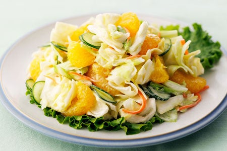 国産甘夏みかんのコールスローサラダ