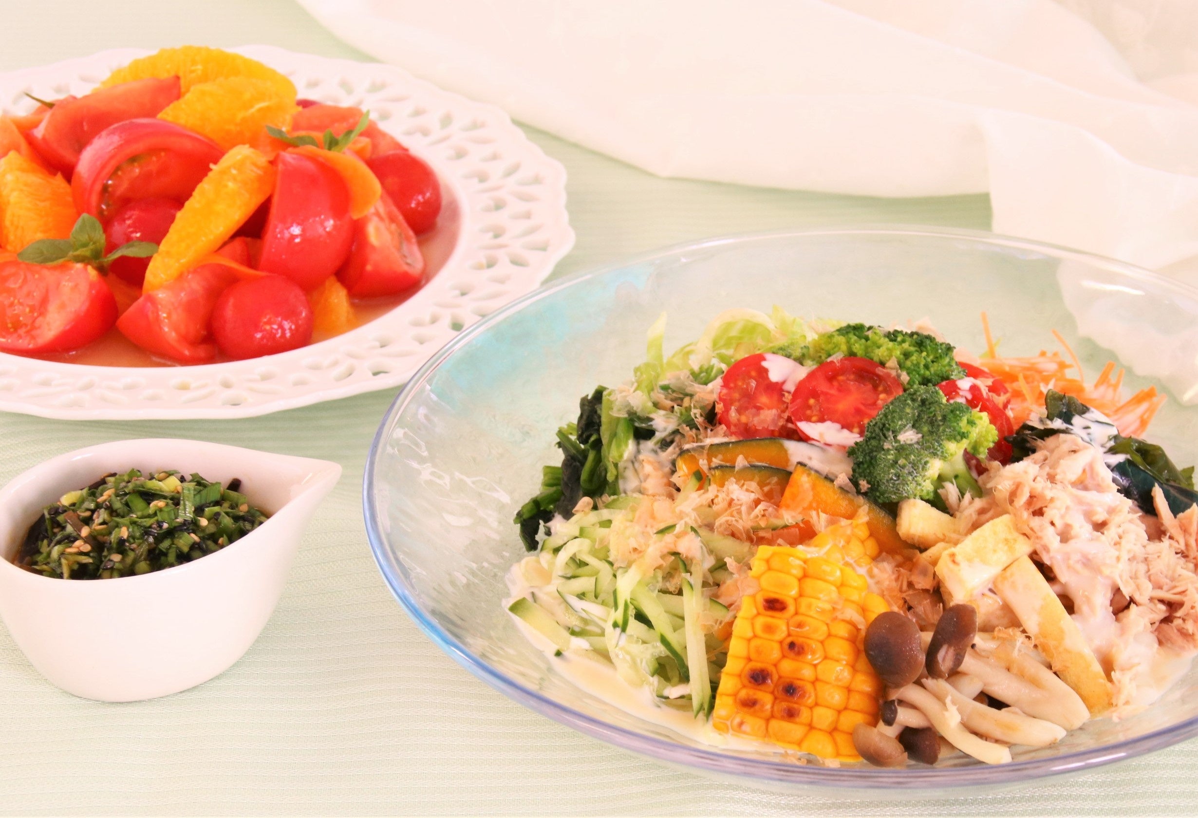 「野菜をおいしく食べるドレッシング活用法」