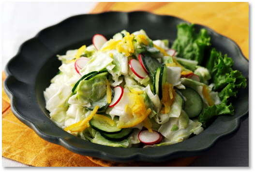 国産ゆず皮入り　柚子胡椒コールスロー