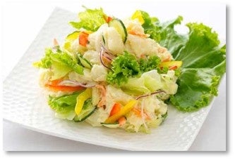 彩り野菜の北海道産男爵ポテトサラダ