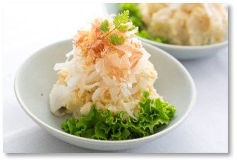 だしの旨み香る 和風オニスラ🄬ポテトサラダ